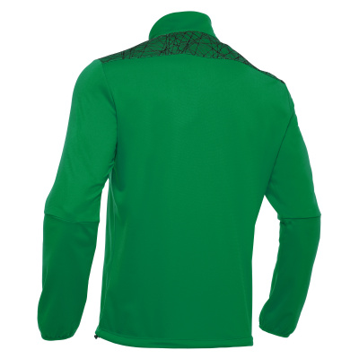 Толстовка тренировочная MACRON TAGUS 1/4 ZIP TOP GREEN/BLACK
