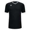 Футболка спортивная MACRON HALLEY SHIRT BLACK/WHITE