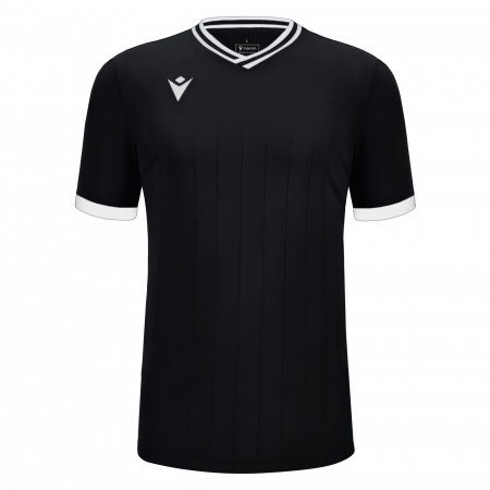 Футболка спортивная MACRON HALLEY SHIRT BLACK/WHITE