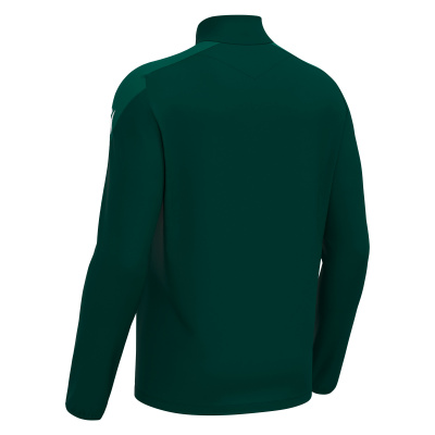 Толстовка тренировочная MACRON YARUGA TRAINING 1/4 ZIP TOP BOTTLE GREEN/LIGHT BOTTLE GREEN