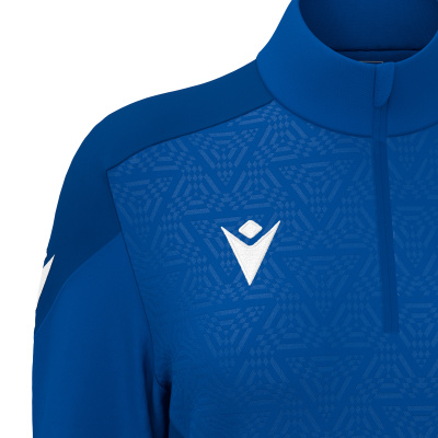 Толстовка тренировочная женская MACRON ANORA TRAINING 1/4 ZIP TOP ROYAL BLUE/DARK ROYAL BLUE