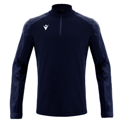 Толстовка тренировочная MACRON NARYN TRAINING 1/4 ZIP TOP NAVY/LIGHT NAVY