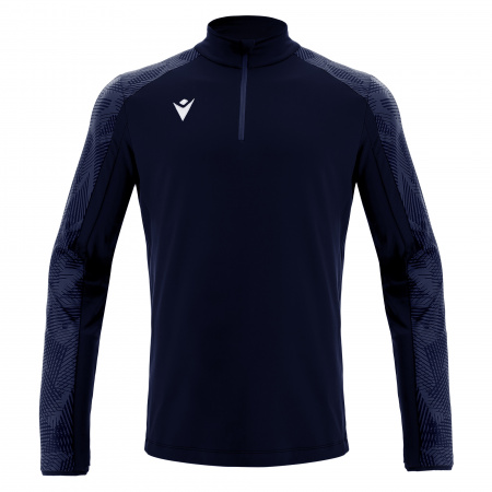 Толстовка тренировочная MACRON NARYN TRAINING 1/4 ZIP TOP NAVY/LIGHT NAVY