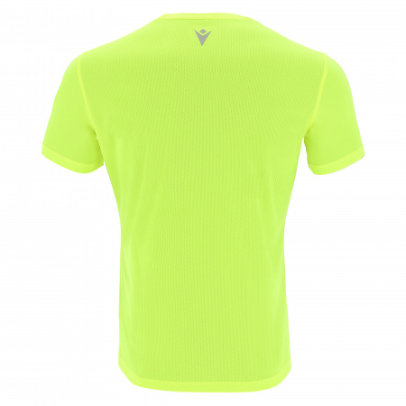 Футболка спортиная MACRON IVAN SHIRT NEON YELLOW/BLACK