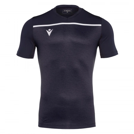 Футболка спортивная MACRON DENEB SHIRT NAVY/WHITE