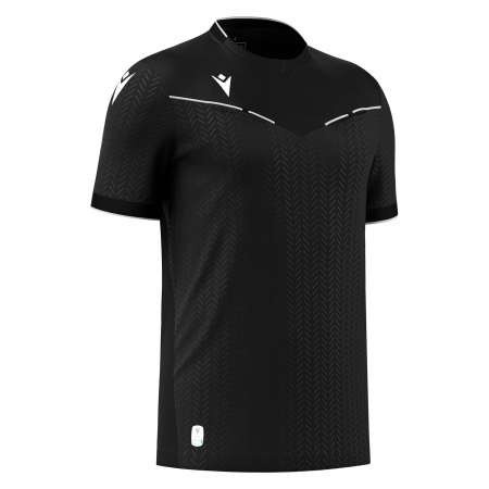 Футболка судейская проф. MACRON PONNET ECO SHIRT BLACK
