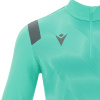 Толстовка тренировочная MACRON PURUS TRAINING 1/4 ZIP TOP TURQUOISE/ANTHRACITE