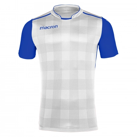 Футболка спортивная MACRON WEZEN SHIRT WHITE/ROYAL BLUE