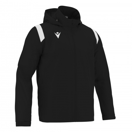 Куртка спортивная MACRON SARANSK MESH LINED WINDBREAKER BLACK/WHITE