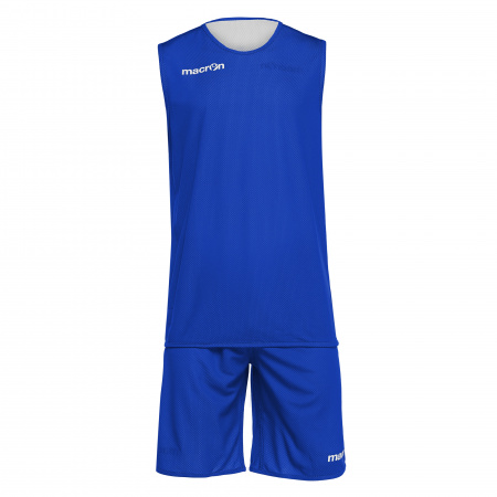 Комплект баскетбольный MACRON X400 SET REVERSIBLE ROYAL BLUE/WHITE