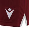 Шорты спортивные MACRON TEMPEL SHORT CARDINAL/WHITE