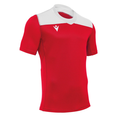 Регбийка игровая MACRON JASPER SHIRT WHITE/RED