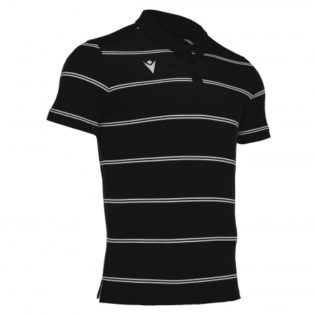Поло парадное MACRON FLAMENCO POLO BLACK/WHITE