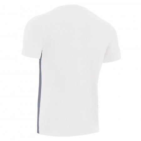 Футболка спортивная х/б MACRON FLUTE T-SHIRT WHITE/ANTHRACITE