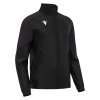 Олимпийка спортивная MACRON POSEIDON FULL LENGTH ZIP TOP BLACK/DARK GREY