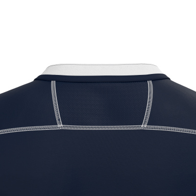 Регбийка игровая MACRON ALABASTER SHIRT NAVY/WHITE