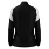 Олимпийка парадная женская MACRON VALKYRIA FULL ZIP TOP BLACK/WHITE