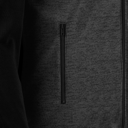 Олимпийка парадная женская MACRON VALKYRIA FULL ZIP TOP BLACK/WHITE