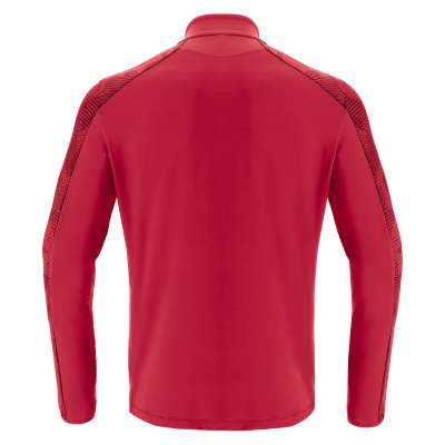 Толстовка тренировочная MACRON NARYN TRAINING 1/4 ZIP TOP RED/DARK RED