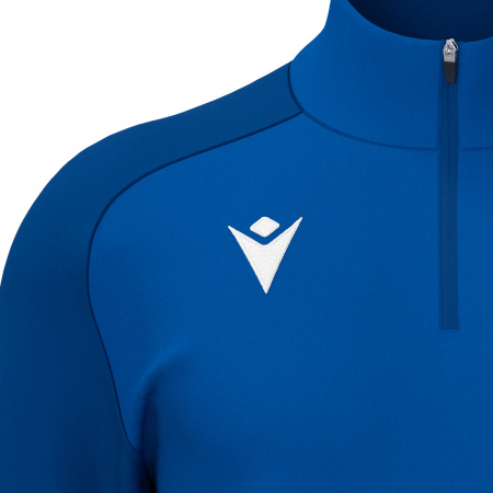 Толстовка тренировочная MACRON ISEN 1/4 ZIP TOP ROYAL BLUE/DARK ROYAL BLUE