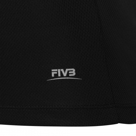 Футболка спортивная MACRON FLUORINE SHIRT BLACK/WHITE