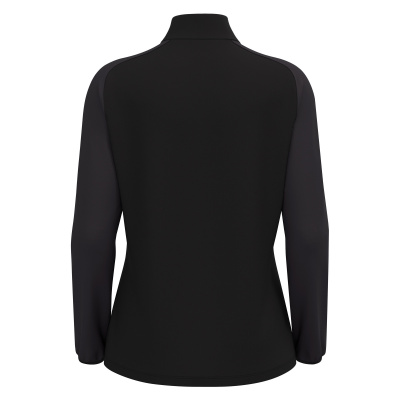 Толстовка тренировочная женская MACRON LENA TRAINING 1/4 ZIP TOP BLACK/DARK GREY