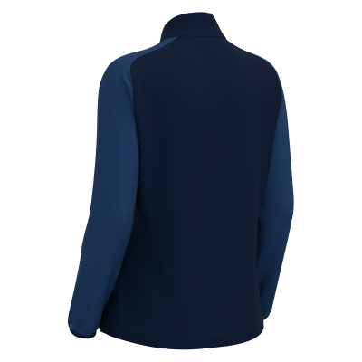 Толстовка тренировочная женская MACRON LENA TRAINING 1/4 ZIP TOP NAVY/LIGHT NAVY