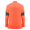 Толстовка тренировочная женская MACRON CHANTICO TRAINING 1/4 ZIP TOP NEON CORAL/ANTHRACITE