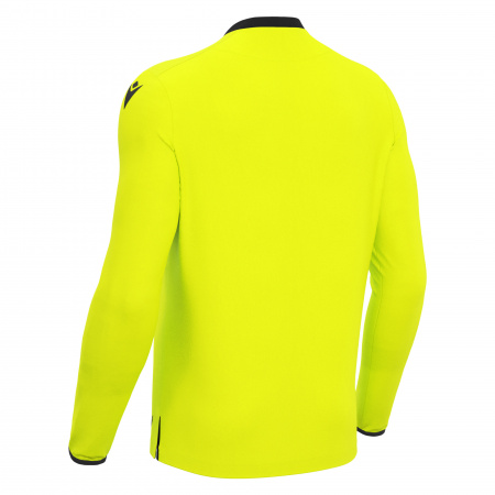 Футболка судейская проф. MACRON FRISK SHIRT LS NEON YELLOW/BLACK