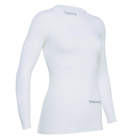 Лонгслив спортивный MACRON PERFORMANCE ++ COMPRESSION TOP LONG SLEEVES WHITE