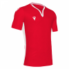 Футболка спортивная MACRON CANOPUS SHIRT RED/WHITE