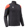 Олимпийка спортивная MACRON VANIR FULL LENGTH ZIP TOP ANTHRACITE/NEON CORAL
