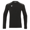 Толстовка спортивная MACRON TOBOL WARM UP ROUNDNECK TOP BLACK