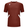 Футболка спортивная MACRON SHEDIR SHIRT CARDINAL/WHITE