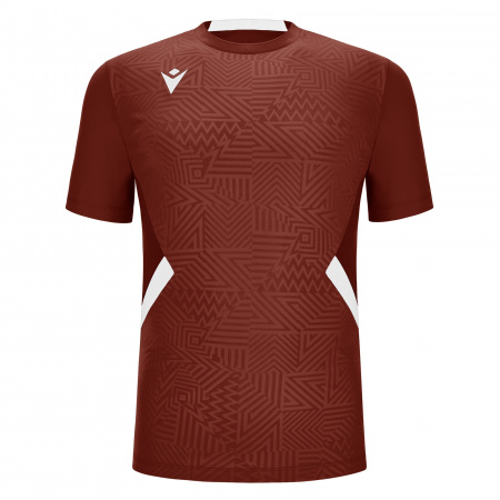 Футболка спортивная MACRON SHEDIR SHIRT CARDINAL/WHITE