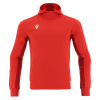 Толстовка спортивная MACRON ELECTRO HOODY POLYDIAGONAL RED