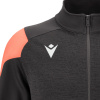 Олимпийка спортивная MACRON VANIR FULL LENGTH ZIP TOP ANTHRACITE/NEON CORAL