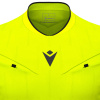 Футболка судейская проф. MACRON MENDEZ ECO SHIRT LS NEON YELLOW/BLACK