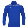 Толстовка тренировочная MACRON TAGUS 1/4 ZIP TOP ROYAL BLUE/WHITE