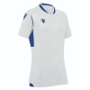 Футболка спортивная женская MACRON ALYA SHIRT WHITE/ROYAL BLUE