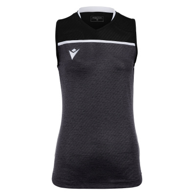 Майка спортивная MACRON THALLIUM SLEEVELESS SHIRT BLACK/WHITE
