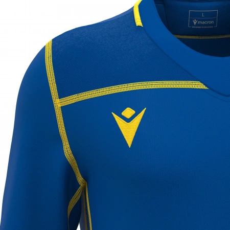Регбийка игровая MACRON PERIDOT SHIRT ROYAL BLUE/YELLOW