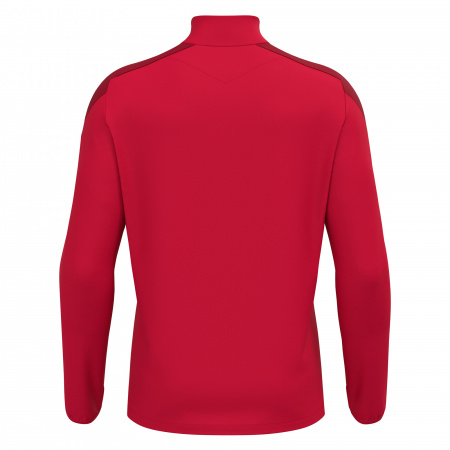 Толстовка тренировочная MACRON YARUGA TRAINING 1/4 ZIP TOP RED/DARK RED