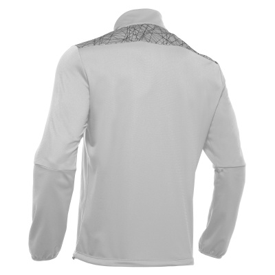 Толстовка тренировочная MACRON TAGUS 1/4 ZIP TOP SILVER/ANTHRACITE