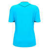 Футболка судейская проф. женская MACRON TESS ECO SHIRT SS NEON SKY BLUE/ BLACK
