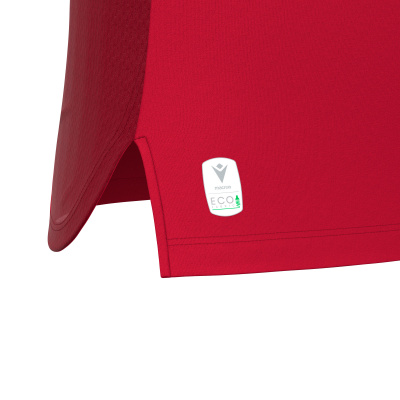 Футболка спортивная MACRON LILY ECO MATCH DAY SLEEVESLESS SHIRT RED/WHITE