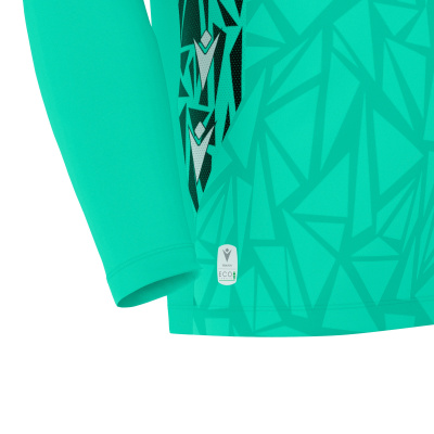 Футболка спортивная MACRON CORVUS ECO GK SHIRT TURQUOISE/BLACK