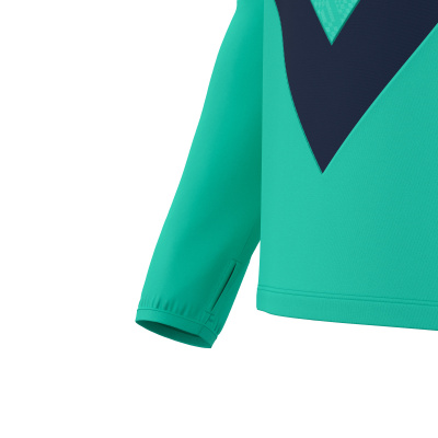 Толстовка тренировочная MACRON YARUGA TRAINING 1/4 ZIP TOP TURQUOISE/NAVY