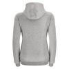 Олимпийка спортивная женская MACRON BASS ECO SUSTAINABLE COTTON FULL ZIP HOODED SWEATSHIRT GREY MELANGE/ANTHRACITE