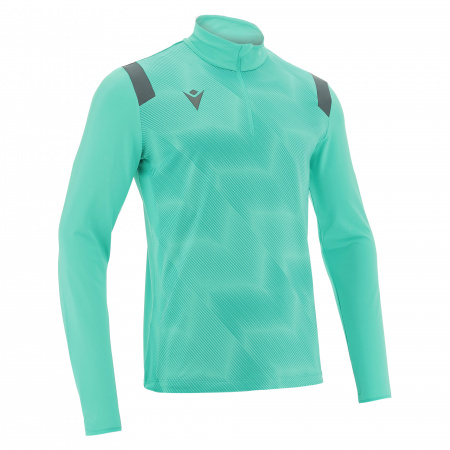 Толстовка тренировочная MACRON PURUS TRAINING 1/4 ZIP TOP TURQUOISE/ANTHRACITE